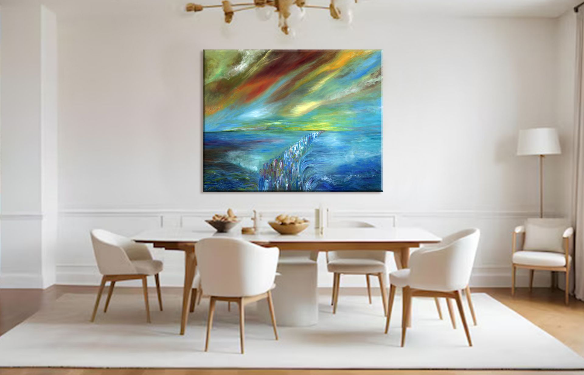 תמונה של קריעת ים סוף| רחל גבירצמן