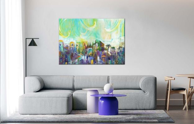 תמונה של אור על ירושלים | רחל גבירצמן