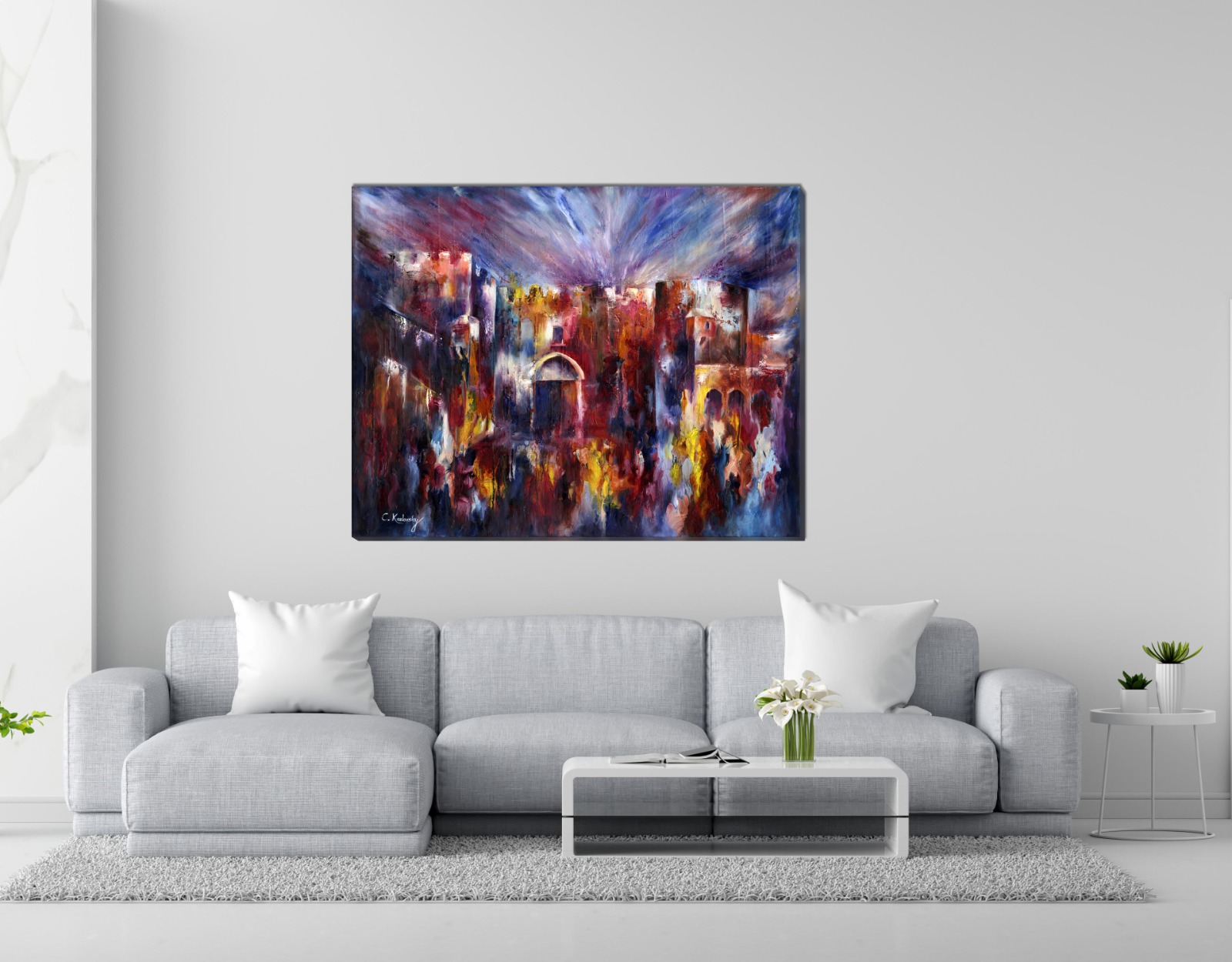 תמונה של ירושלים של צבע | חיה קוזלובסקי