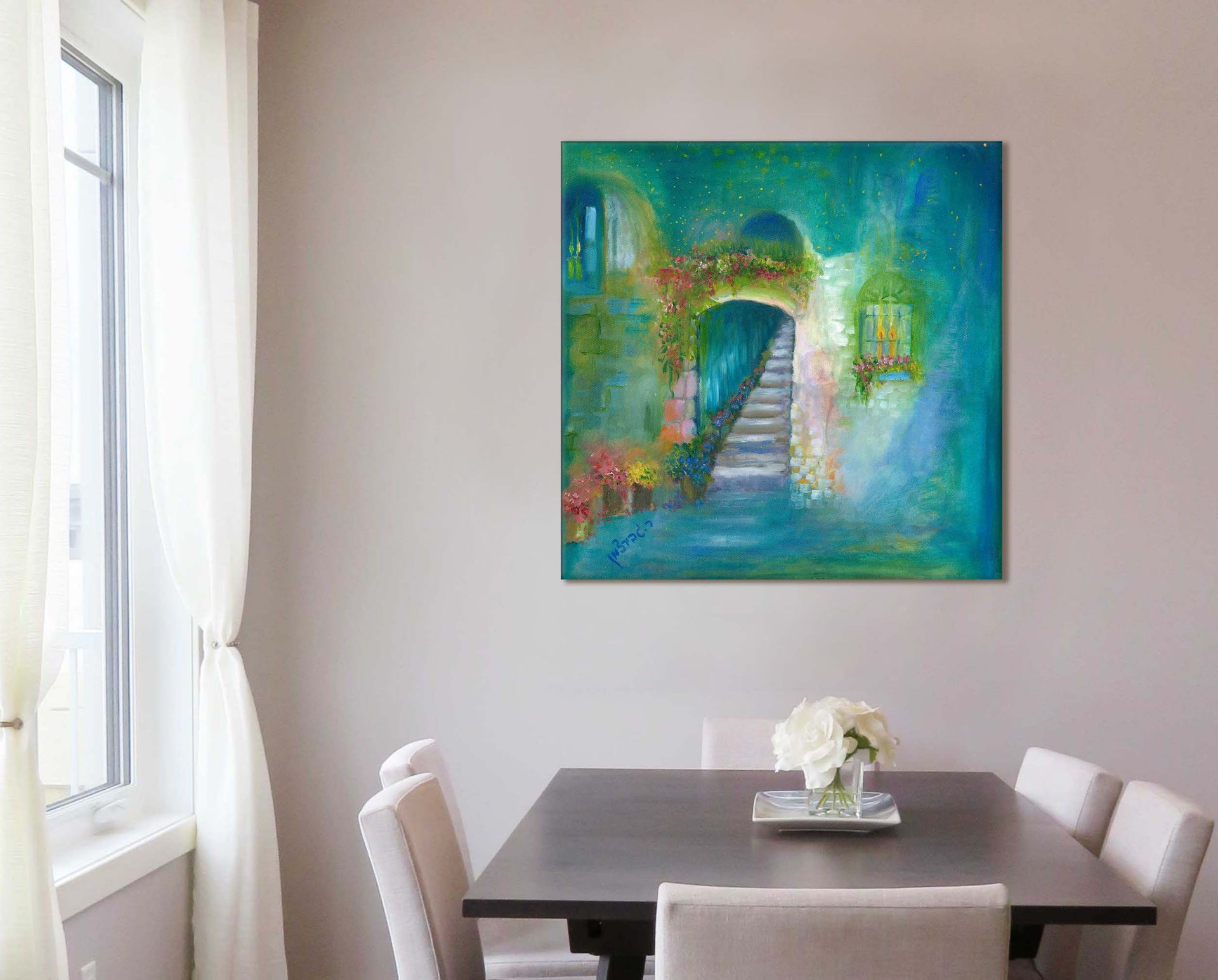 תמונה של נרות בצפת | רחל גבירצמן